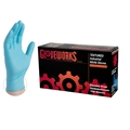 Ammex Nitrile Disposable Gloves, 5 mil Palm, Nitrile, Powder-Free, L, 100 PK, Blue INPF46100